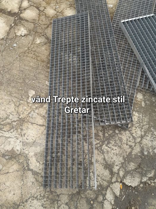 Trepte zincate pentru Scară metalice