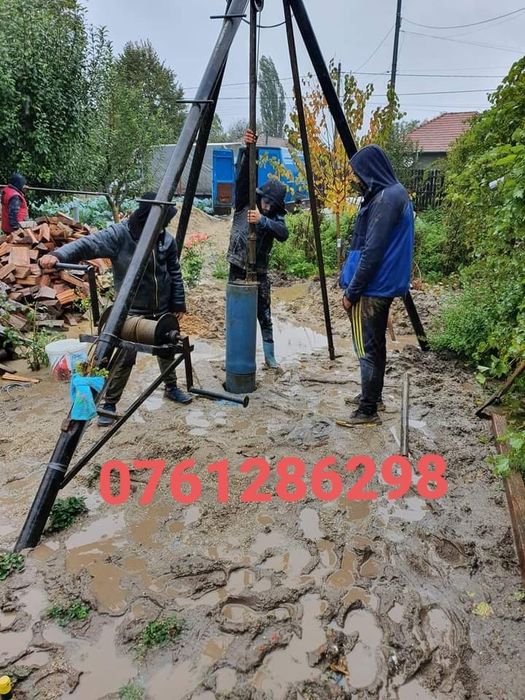 Foraje puțuri nr de tel:0761286298
