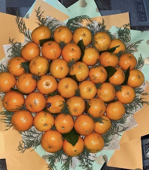 Мандариновый букет