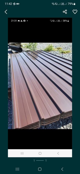 Tablă cutata colorată și zincată oferte