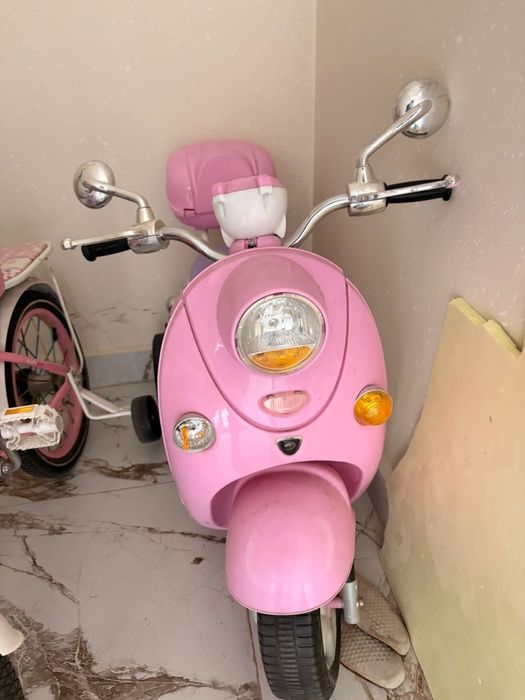 Электромопед  детский для девочки