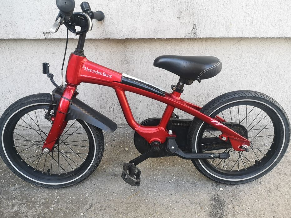 Bicicleta copii Mercedes Benz 16 zoll, 2 in 1, aluminiu, 3 ani+