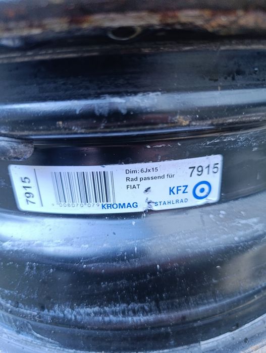 Джанти 15 цола 4×100 ЕТ43 за Fiat,Opel,Reno и WV