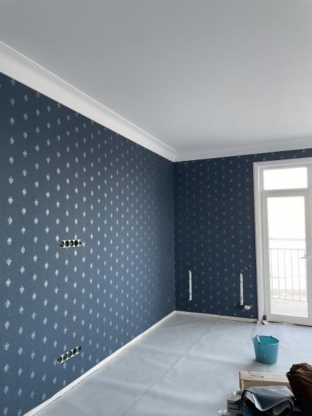 Поклейка обоев