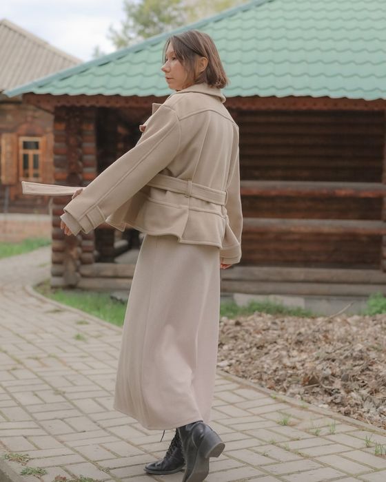 Ппальто из шерсти