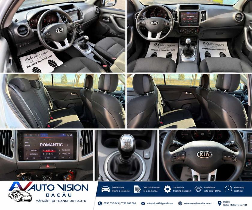 *RATE*KIA Sportage Facelift 1.6 Benzina 135Cp 11/2014 E5 LED NAV Top Inmatriculata in Romania!