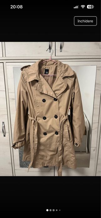 Palton maroniu plm kie