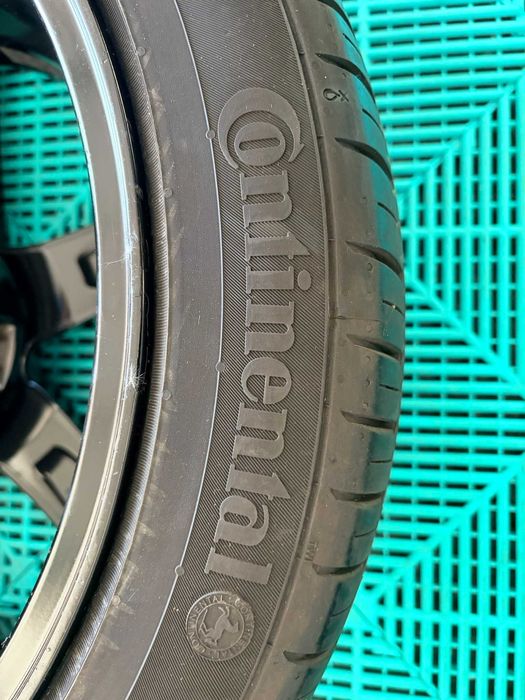 Jante cu anvelope vara 245 45 R19 Continental Sportcontact 5 dot19 7mm Bmw X3 X4 F25 F26 stare foarte buna