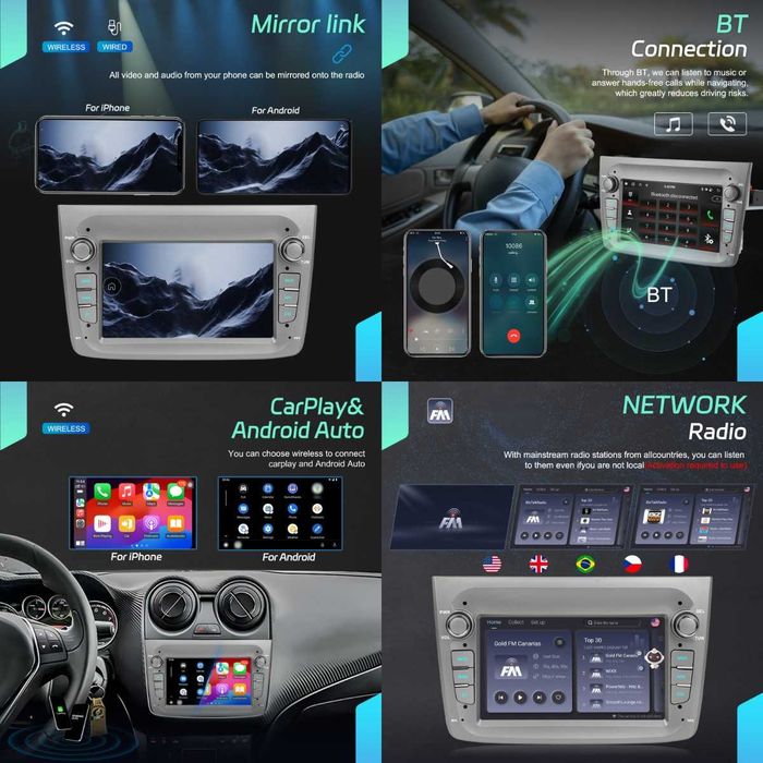Мултимедия за Alfa Romeo MITO навигация Android плеър 2DIN Андроид