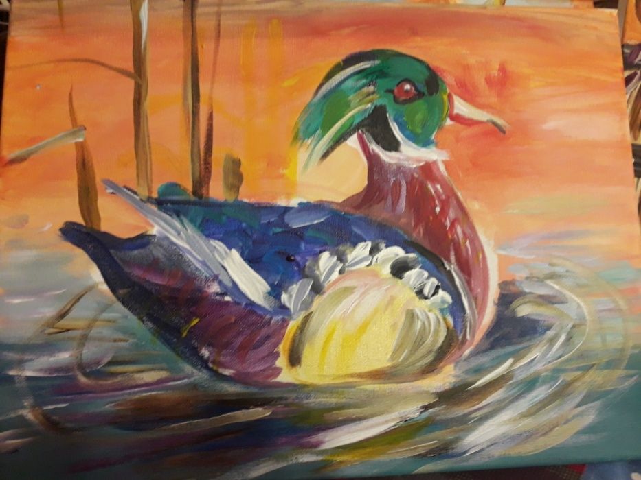 Продавам авторска картина 60Х40 см.