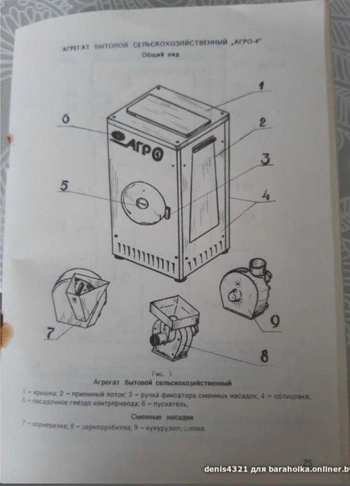 Дробилка бытовая