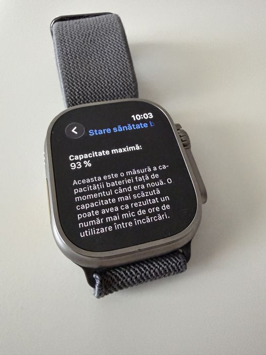 Apple Watch Ultra stare foarte buna