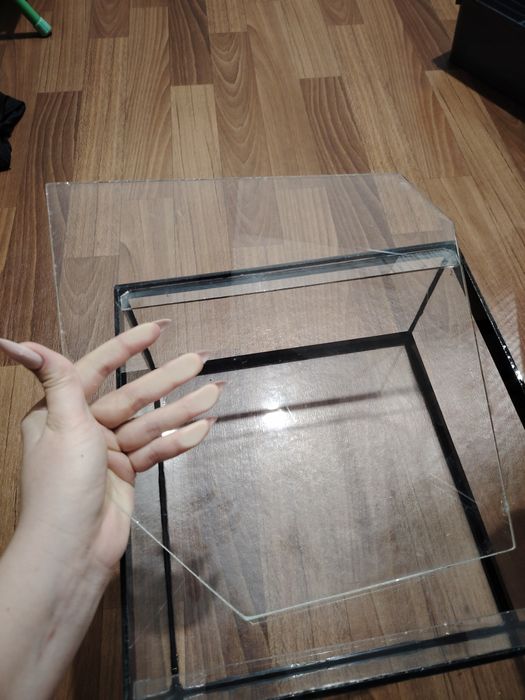 Аквариум/террариум стеклянный б/у