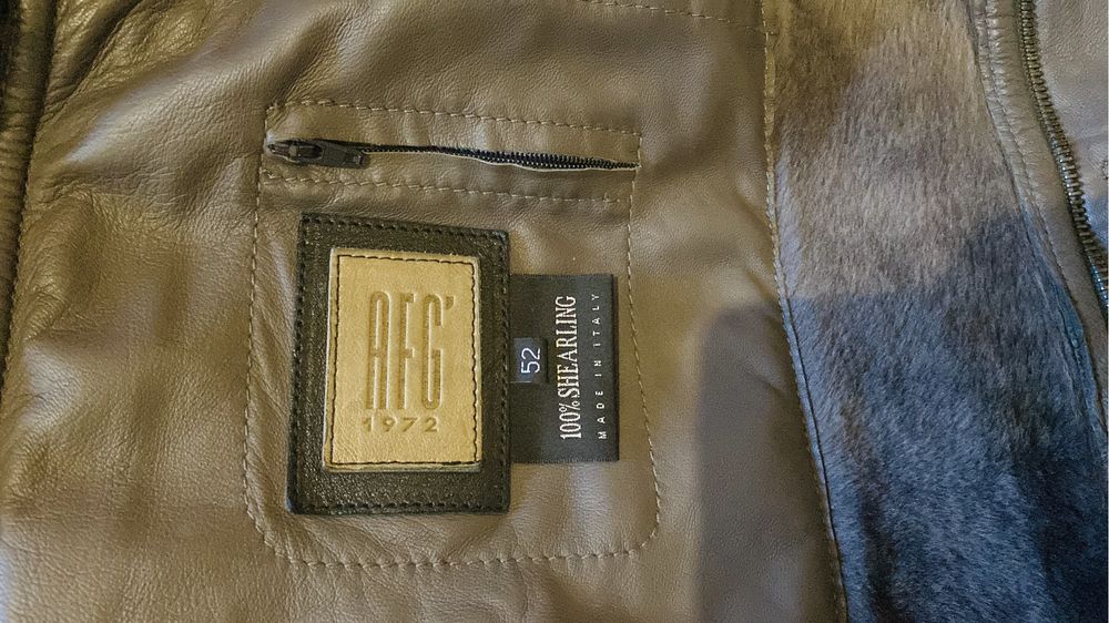 Мужской дубленка Италия