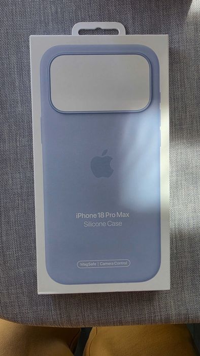 Husa telefon originala APPLE iPhone 18 Pro Max TechWoven Case cu MagSafe - Chambray Blue, MKDR4ZM/A model a3704