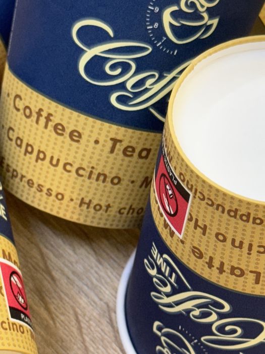 Pahare carton cafea ceai 235ml 8oz