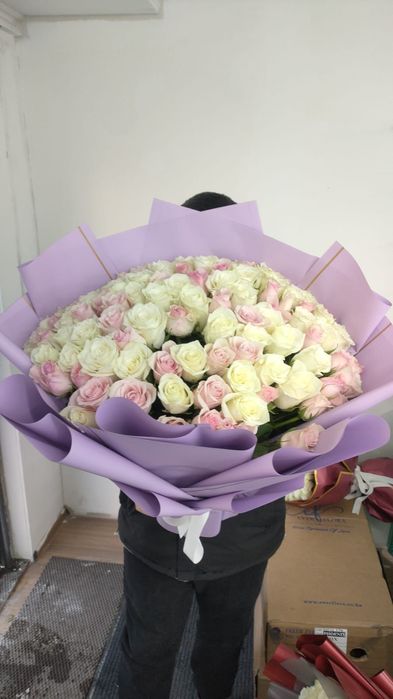 101 роза 37000тг!