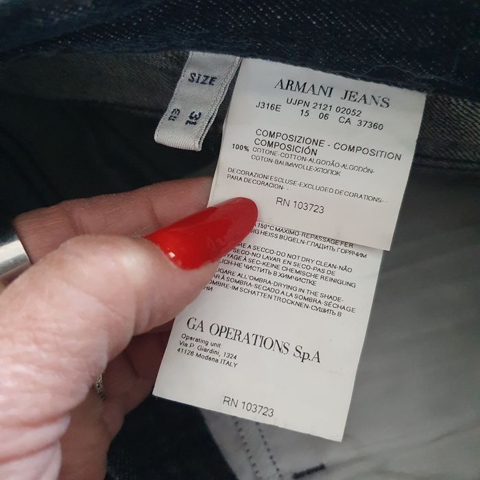 Blugi Armani originali mas 31