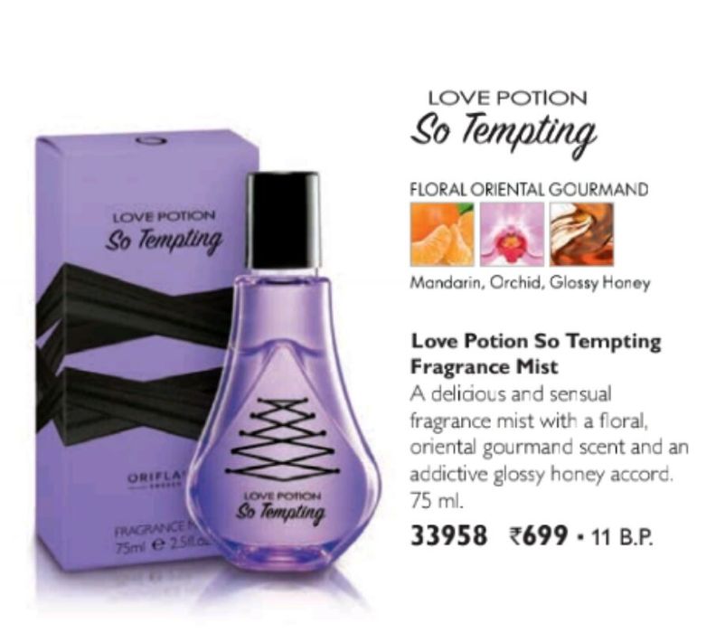 духи Oriflame So Tempting Love Potion
