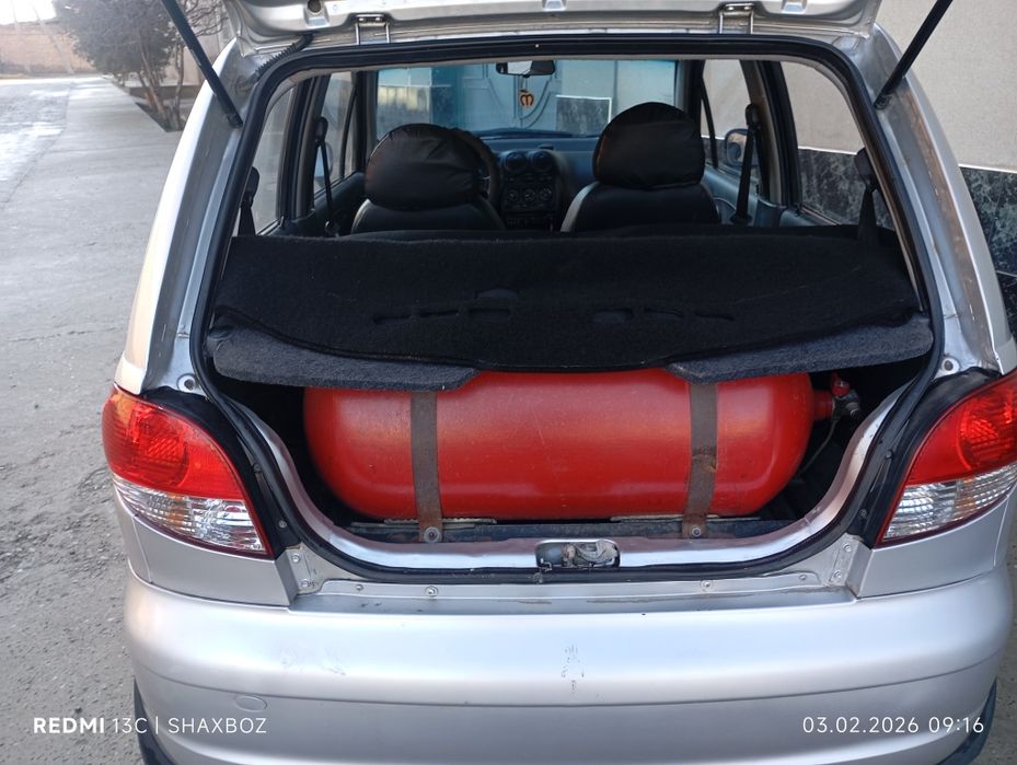 Матиз пол лукс метан газда