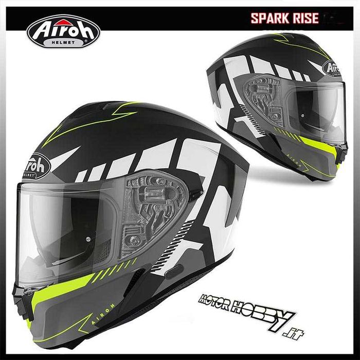 КАСКА Airoh SPARK rise black matt - ПОДАРЪК - Интерком!