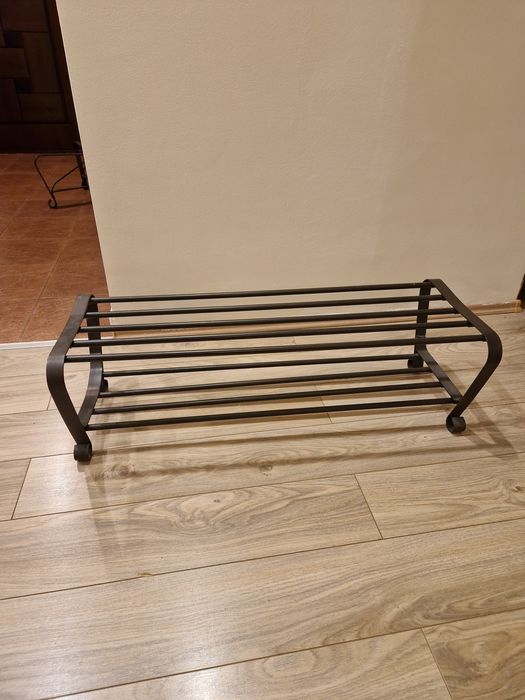 Cuier de haine si suport pantofi din fier forjat