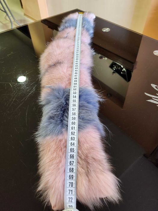 Дамска яка от естествен косъм