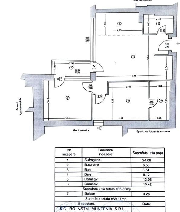 Apartament 3 Camere Complex Rasarit de Soare | Etaj 5 | Mobilat Comple