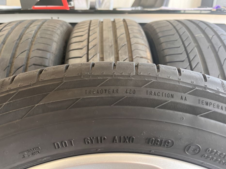 Оригинални джанти 18 цола 5х112 за Мерцедес с летни гуми 235/50/18