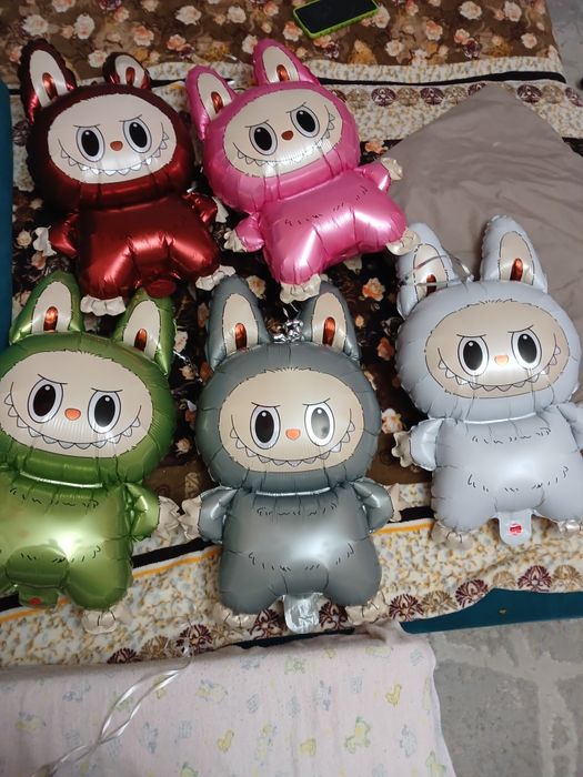 Лабубушки фольгированные