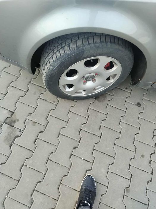 Jante 205.55.16 cu tot cu anvelope de M+S