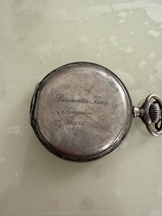 Ceas de buzunar, din argint,