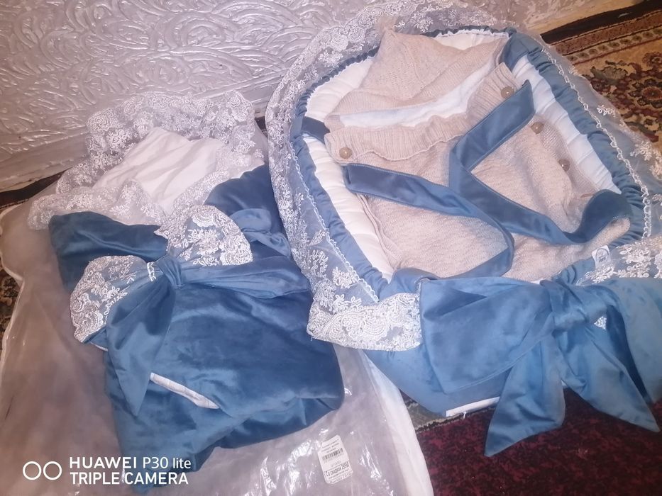 Детский комот и конверт