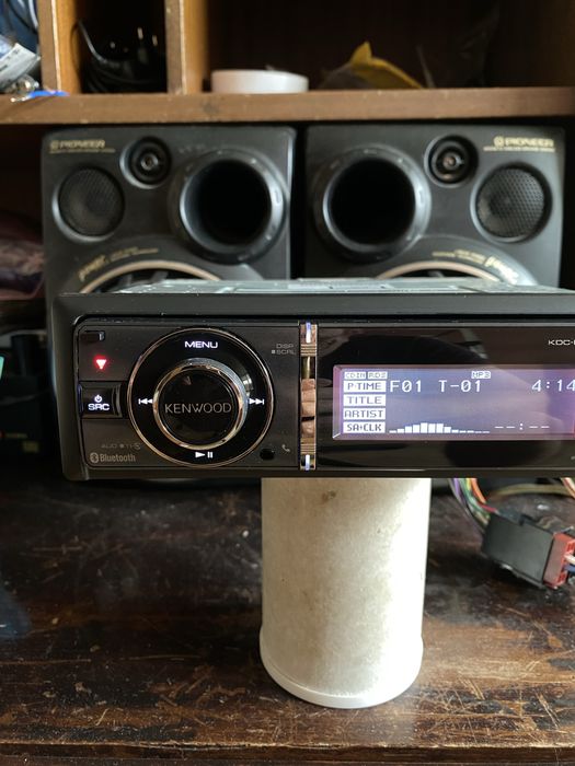 Kenwood KDC-BT60U - НАЙ ВИСОК КЛАС - ТОП МОДЕЛ - 4V USB Bluetooth CD mp3 плеър за кола сд авто радио