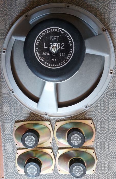 Говорители RFT L 3702 - 1 бр. и RFT L 5914 - 8 бр.
