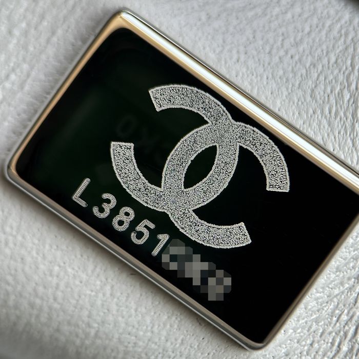 Geanta Chanel classic flap 20cm piele caviar, tip Premium