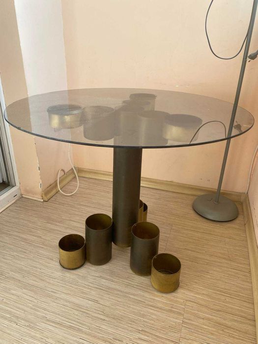 Голямо намаление-Винтидж дизайнерска маса, уникат, закупена от Франция