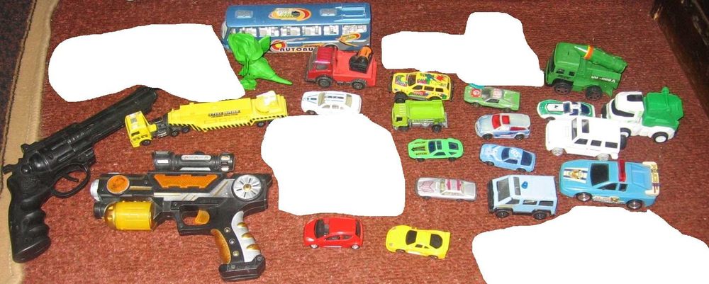 Голям лот, колекция от играчки колички и фигурки и др., колекционерски