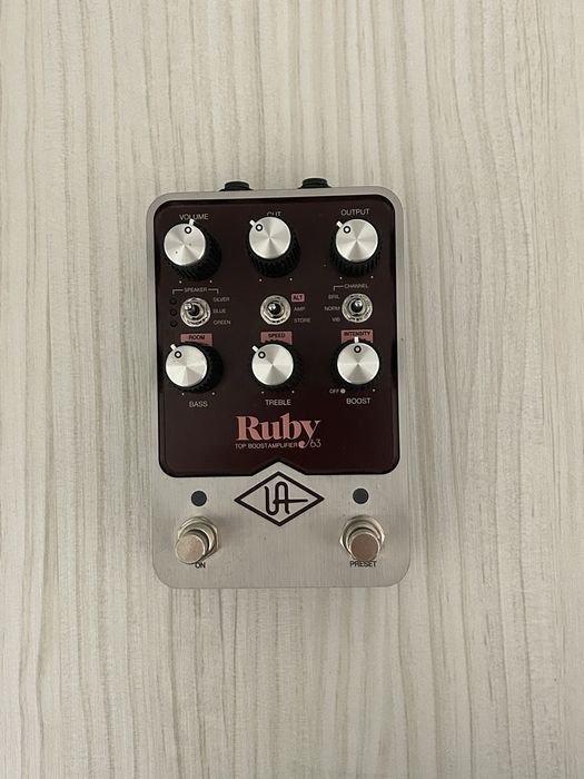Ruby UAD, vox amp in a box