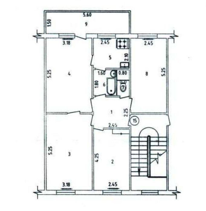 Продается 4х ком квартира, ориентир: ТТЗ-2 М-Клиник, 80м²