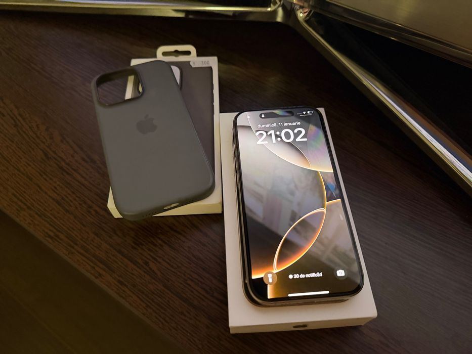 iPhone 16 Pro Natural Grey, 128 GB, Cumparat Altex!