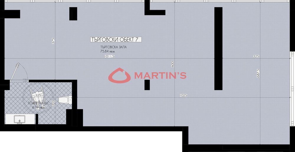 Продава се Офис в София, Люлин 5 - 228 кв.м за 1505 €/кв.м - Снимка #1