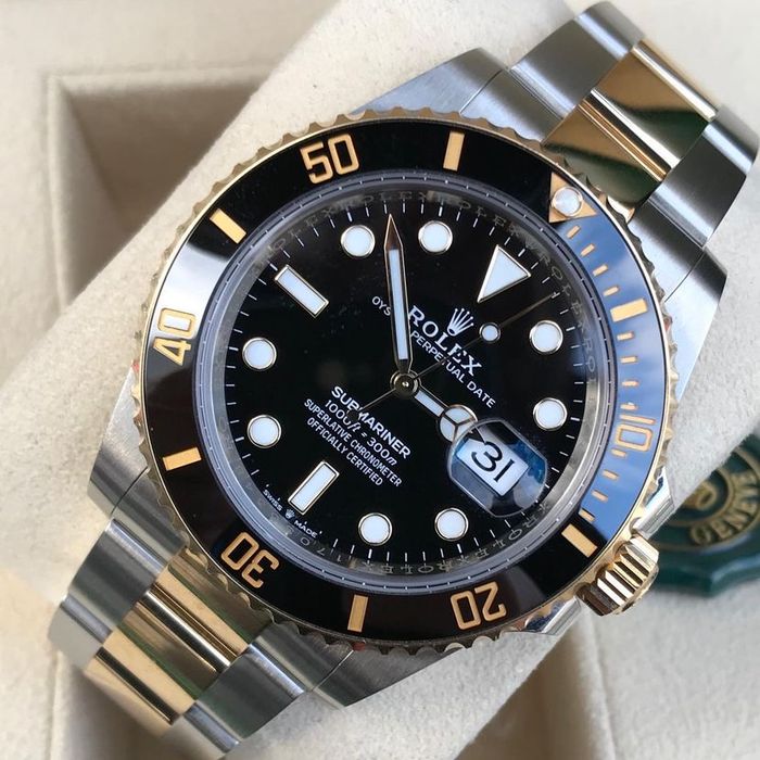Ceas de lux rolex submariner two tone 41,mm
