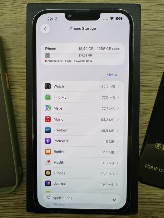 iPhone 13 Pro Max, 256 GB, 100 % Battery