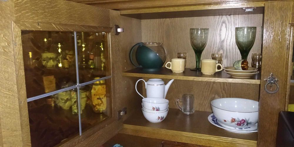 vand mobila lemn masiv 170x50x180.