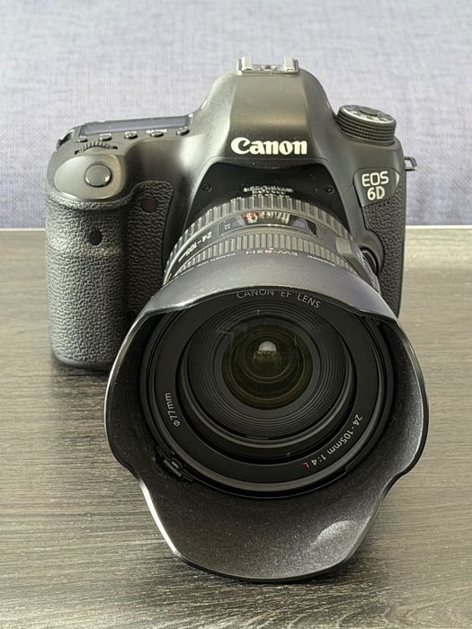Kit Canon EOS 6D + obiectiv EF 24-105 F4 L IS USM