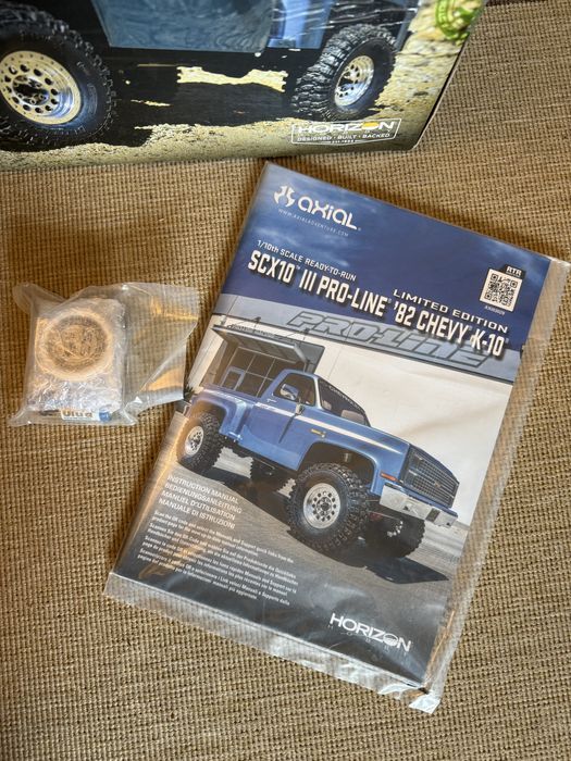 1/10 SCX10 III Pro-Line 1982 Chevy K10 4X4 Rock Crawler Brushed masina
