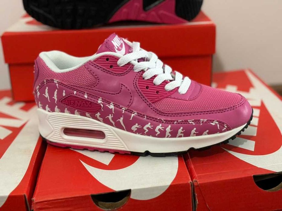 Nike Air Max - Дамски розови с бели детайли, размери 38, 39