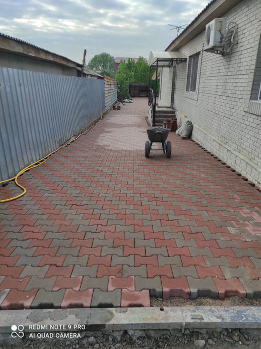 Укладка брусчатки