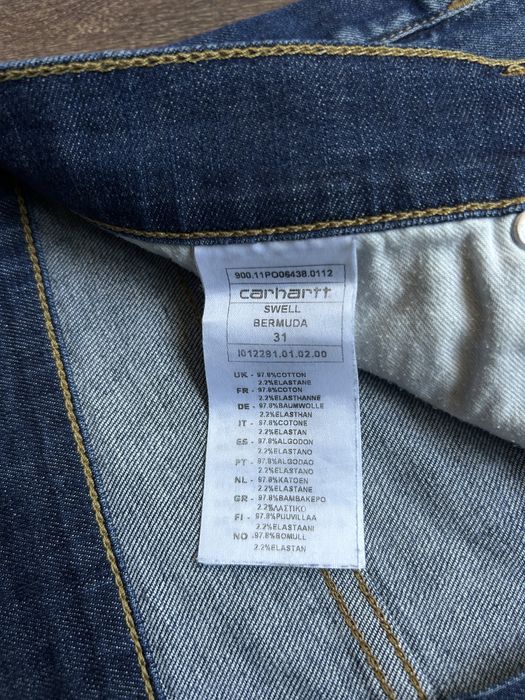 Дънкови къси панталони Carhartt